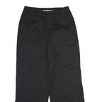 DICKIES Mens Cotton Black Regular Straight Trousers W30 L32 Workwear Zip Closure
