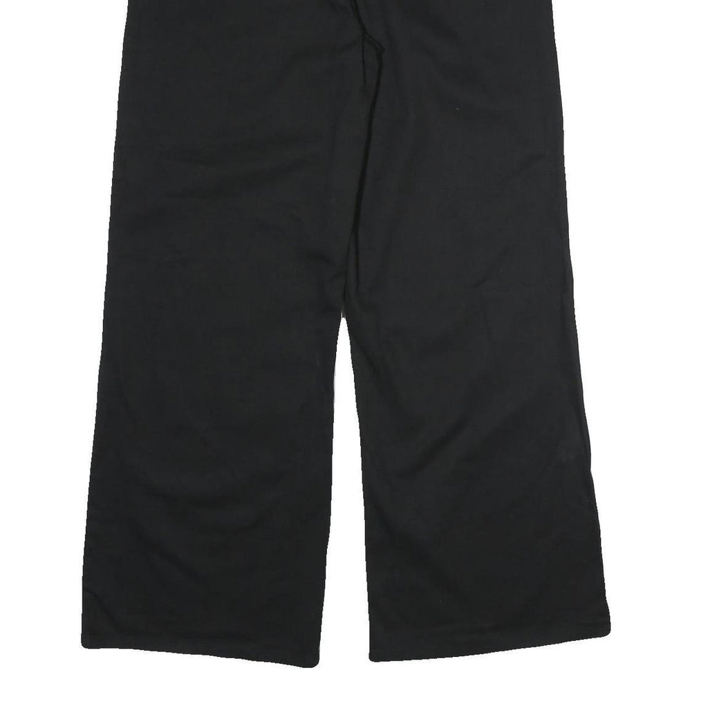 DICKIES Mens Cotton Black Regular Straight Trousers W30 L32 Workwear Zip Closure