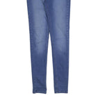 LEVI'S Womens Jeans Blue Slim Skinny Denim Medium W28 L32 Classic Zip Cotton