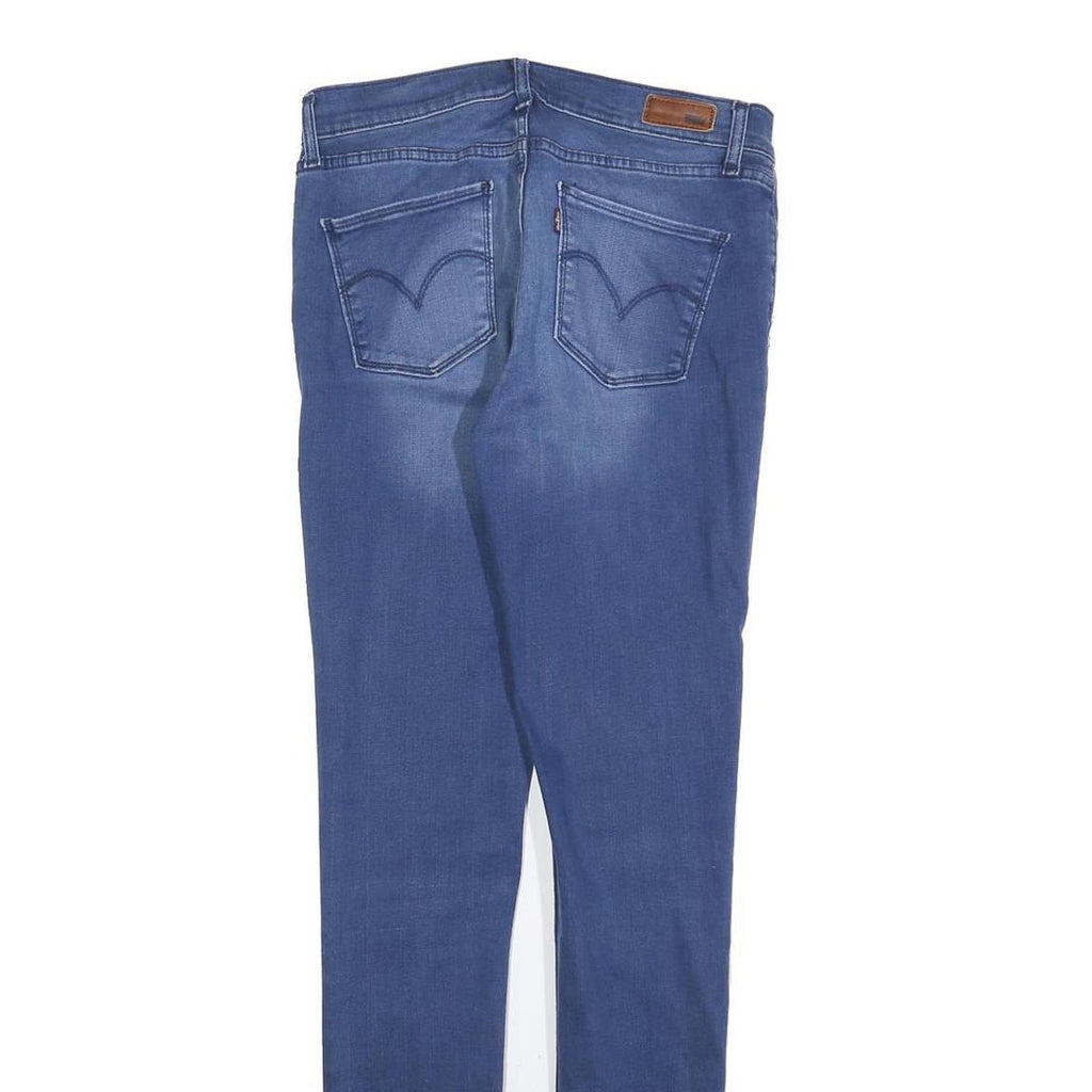 LEVI'S Womens Jeans Blue Slim Skinny Denim Medium W28 L32 Classic Zip Cotton
