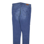 LEVI'S Womens Jeans Blue Slim Skinny Denim Medium W28 L32 Classic Zip Cotton
