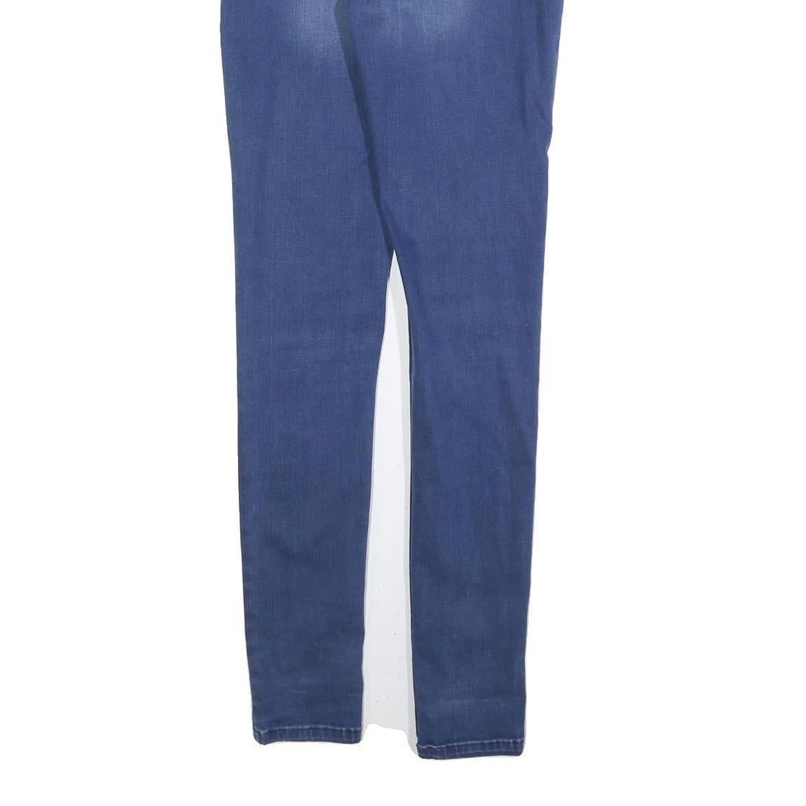 LEVI'S Womens Jeans Blue Slim Skinny Denim Medium W28 L32 Classic Zip Cotton