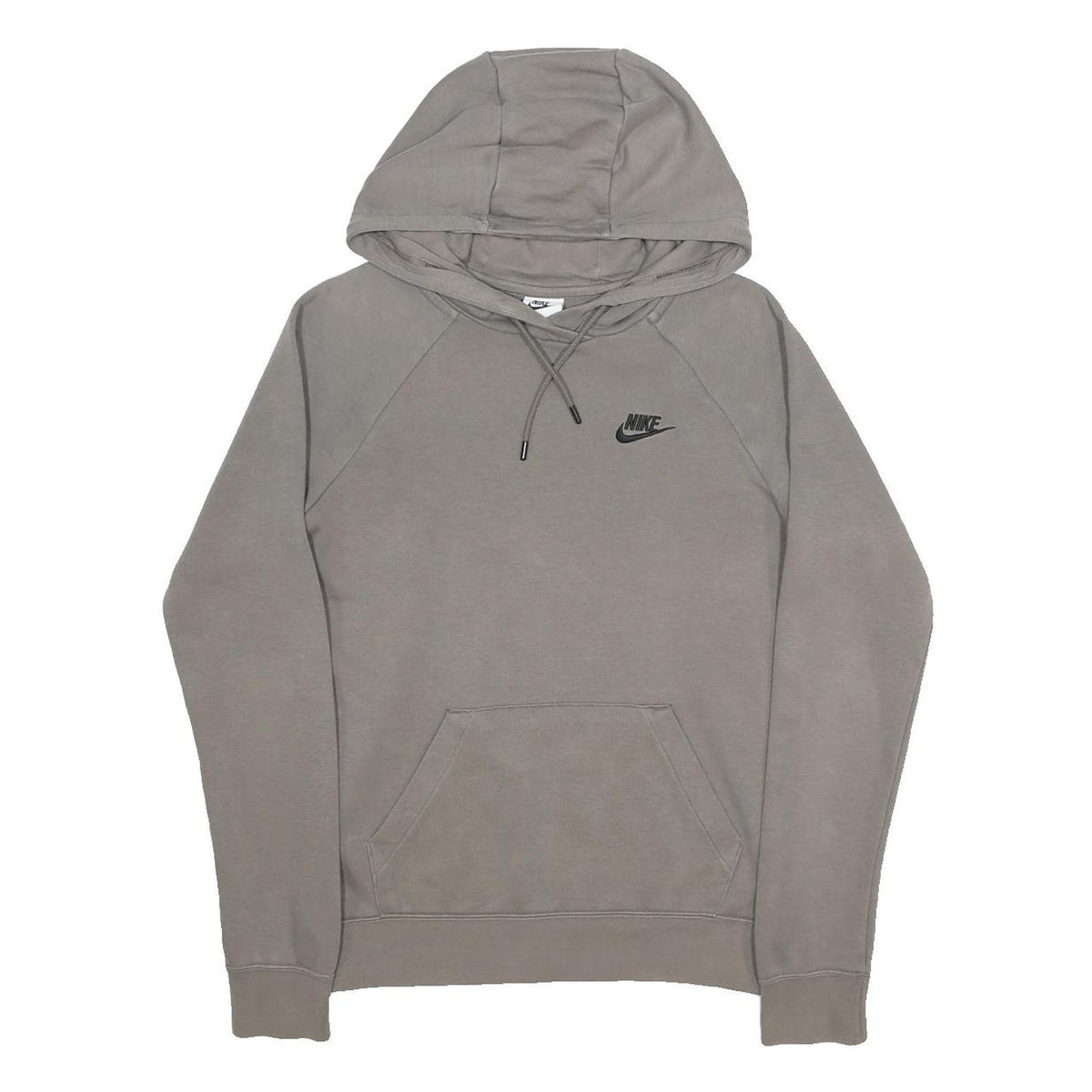 NIKE Mens Grey Hoodie XS Cotton Blend Pullover Sweatshirt