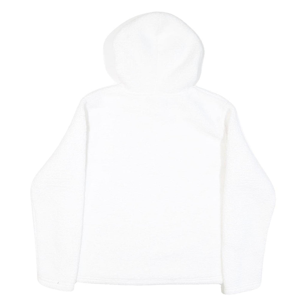 FILA Womens White Hoodie XL Polyester Blend Casual Wear Drawstring Hood