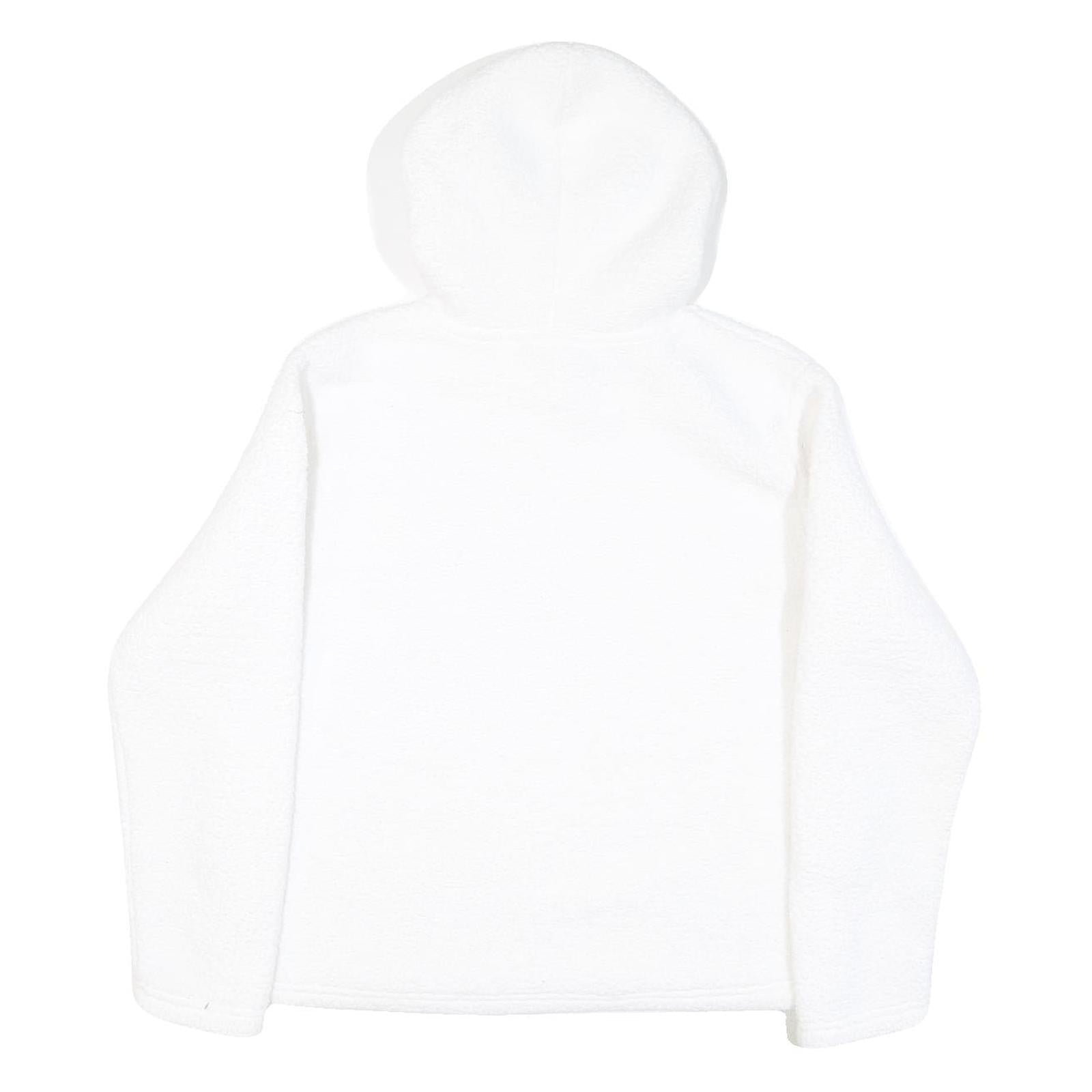 FILA Womens White Hoodie XL Polyester Blend Casual Wear Drawstring Hood