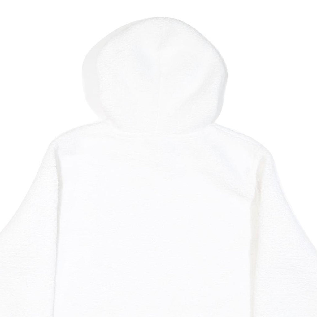 FILA Womens White Hoodie XL Polyester Blend Casual Wear Drawstring Hood