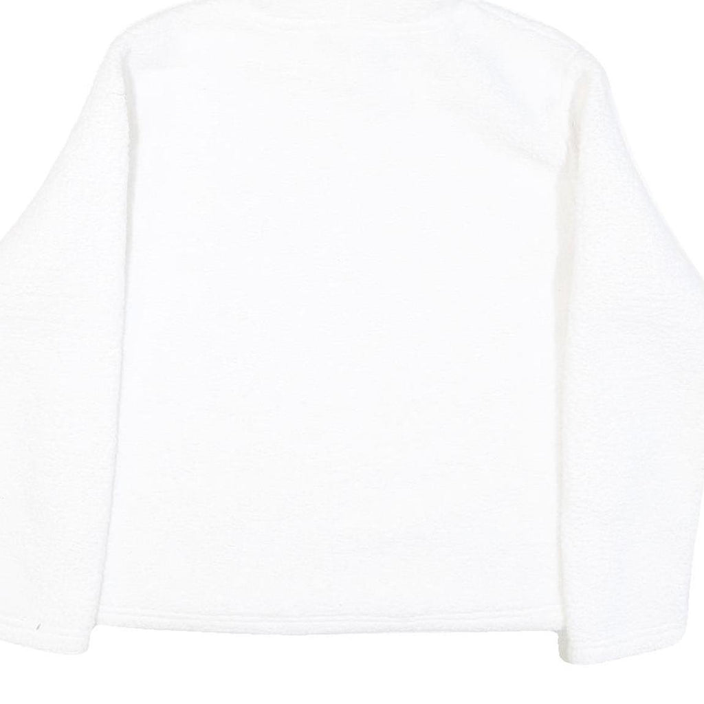 FILA Womens White Hoodie XL Polyester Blend Casual Wear Drawstring Hood