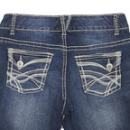 MAURICES Womens Shorts Blue Denim Casual M W28 Classic Cotton Blend