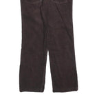 LEVI'S Mens Cotton Blend Brown Regular Straight Trousers W28 L27 Classic Zip