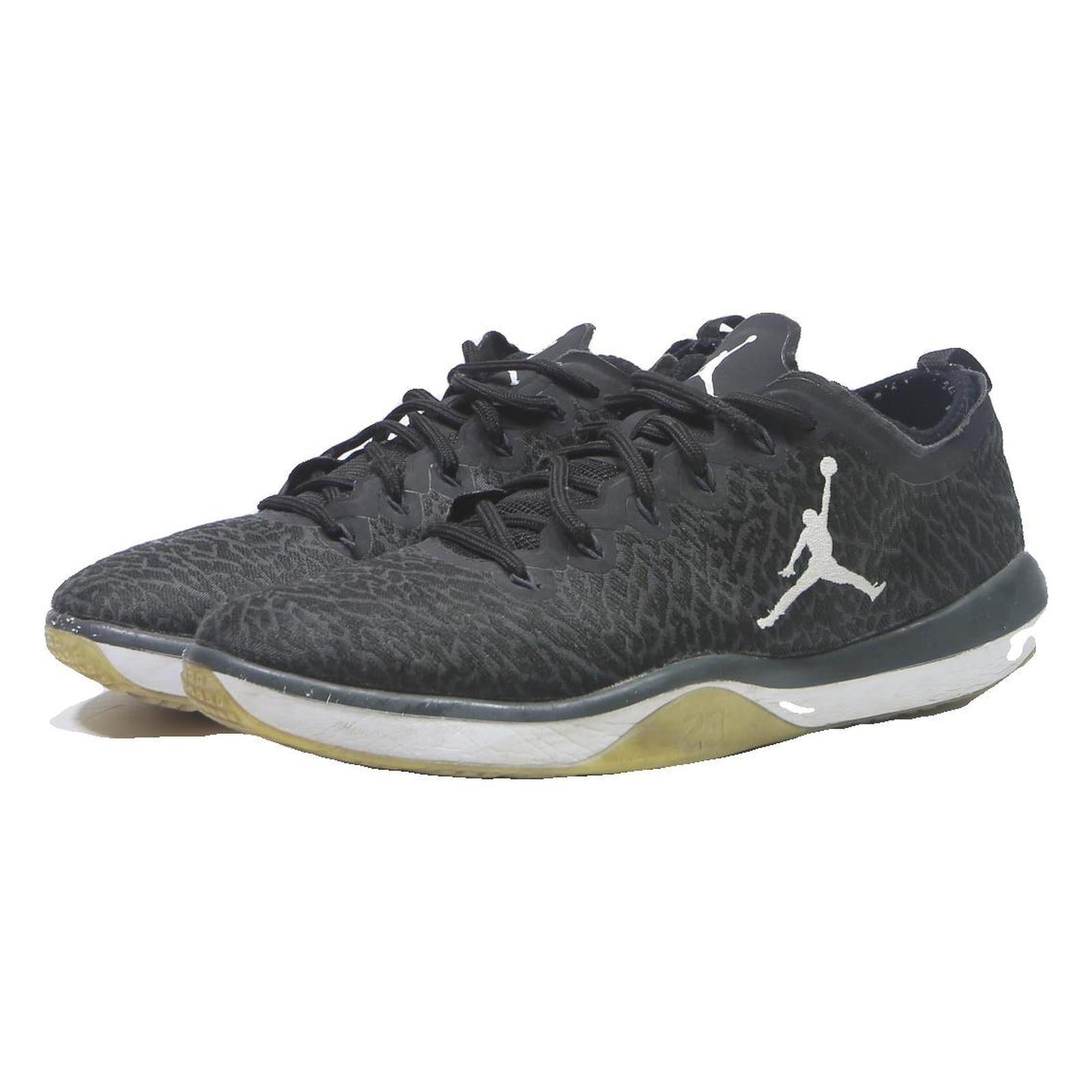 AIR JORDAN Men's Lace-Up Trainers Black Synthetic UK 10 Sport Comfortable
