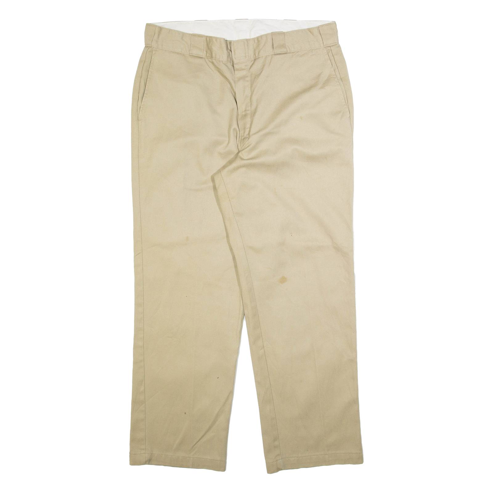 DICKIES 874 Workwear Mens Trousers Beige Regular Straight W36 L30