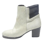 ATELIER & SAPATO Womens Ankle Boots White & Black Synthetic UK 4 Stylish