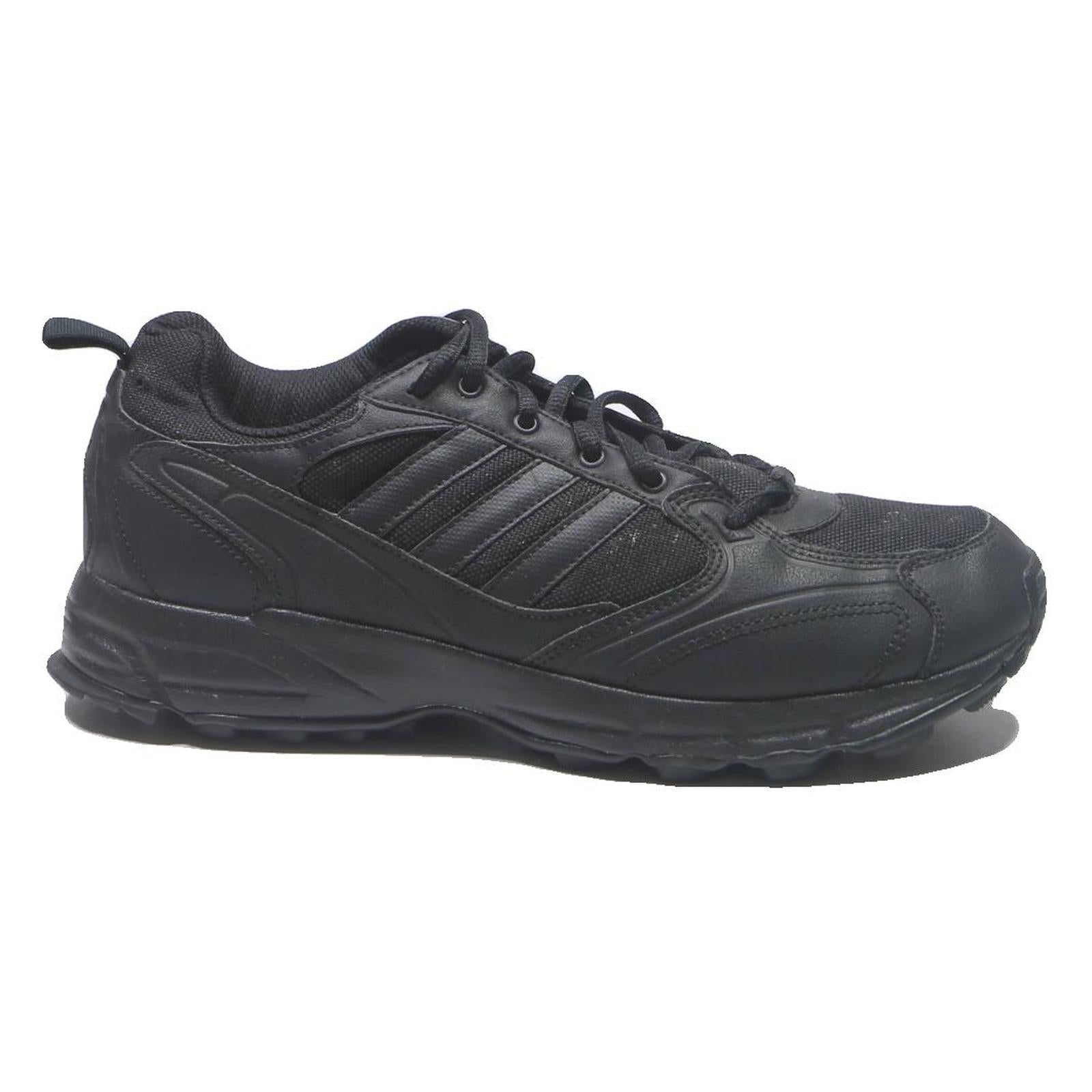 ADIDAS Mens Black Synthetic Low Top Trainers UK 6 Sports Casual Everyday