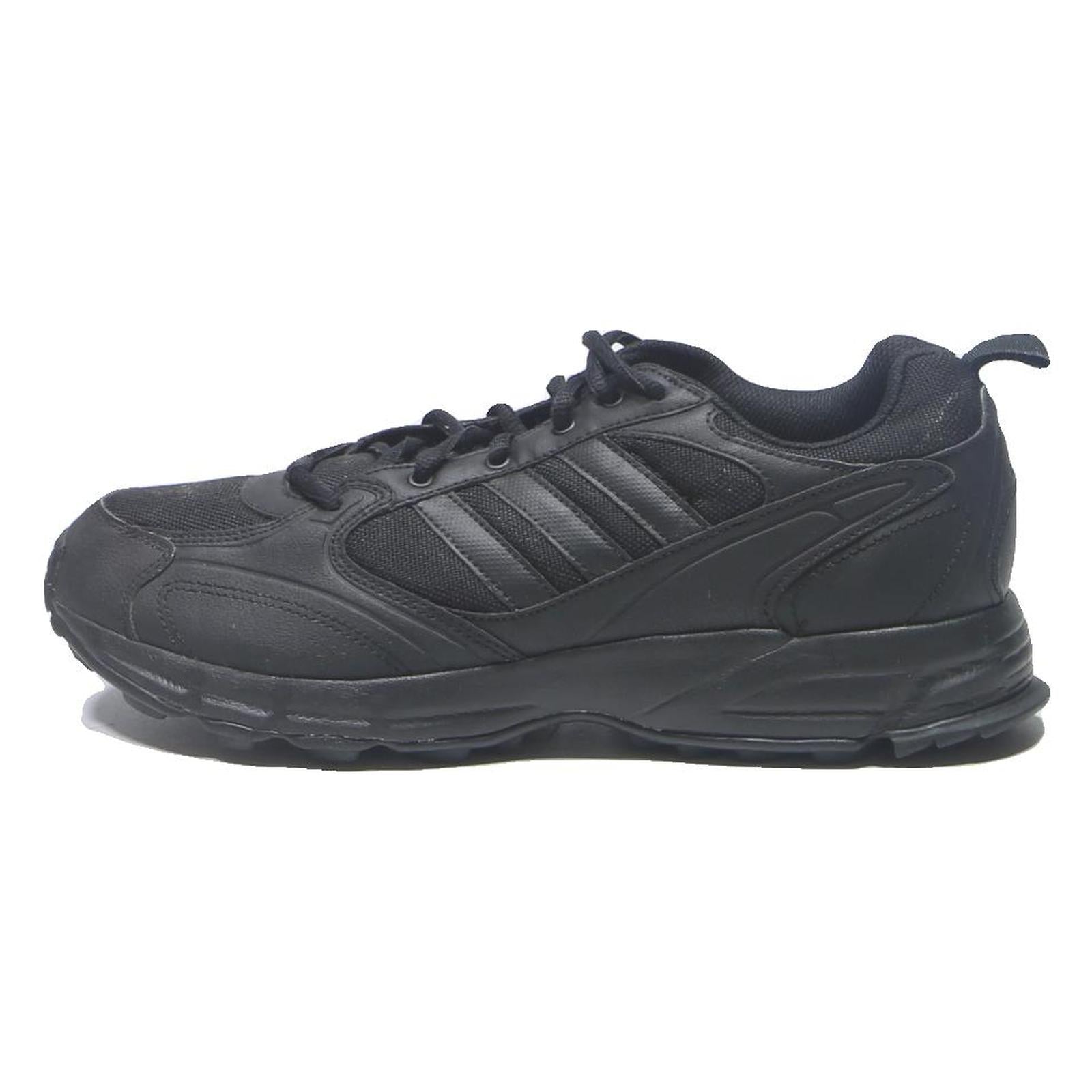 ADIDAS Mens Black Synthetic Low Top Trainers UK 6 Sports Casual Everyday