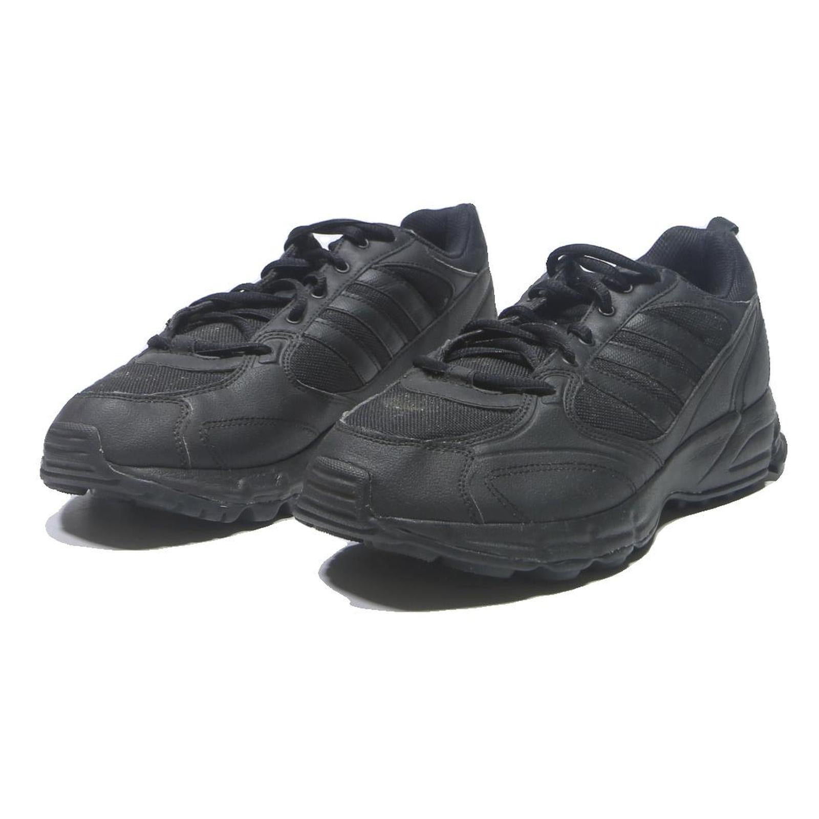 ADIDAS Mens Black Synthetic Low Top Trainers UK 6 Sports Casual Everyday