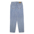 CALVIN KLEIN JEANS Mens Relaxed Blue Denim Light W34 L34 Zip Cotton Jeans