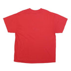 GILDAN Mens Red Frankton Elementary Eagles Graphic T-Shirt XL Short Sleeve Crew