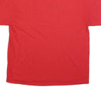 GILDAN Mens Red Frankton Elementary Eagles Graphic T-Shirt XL Short Sleeve Crew