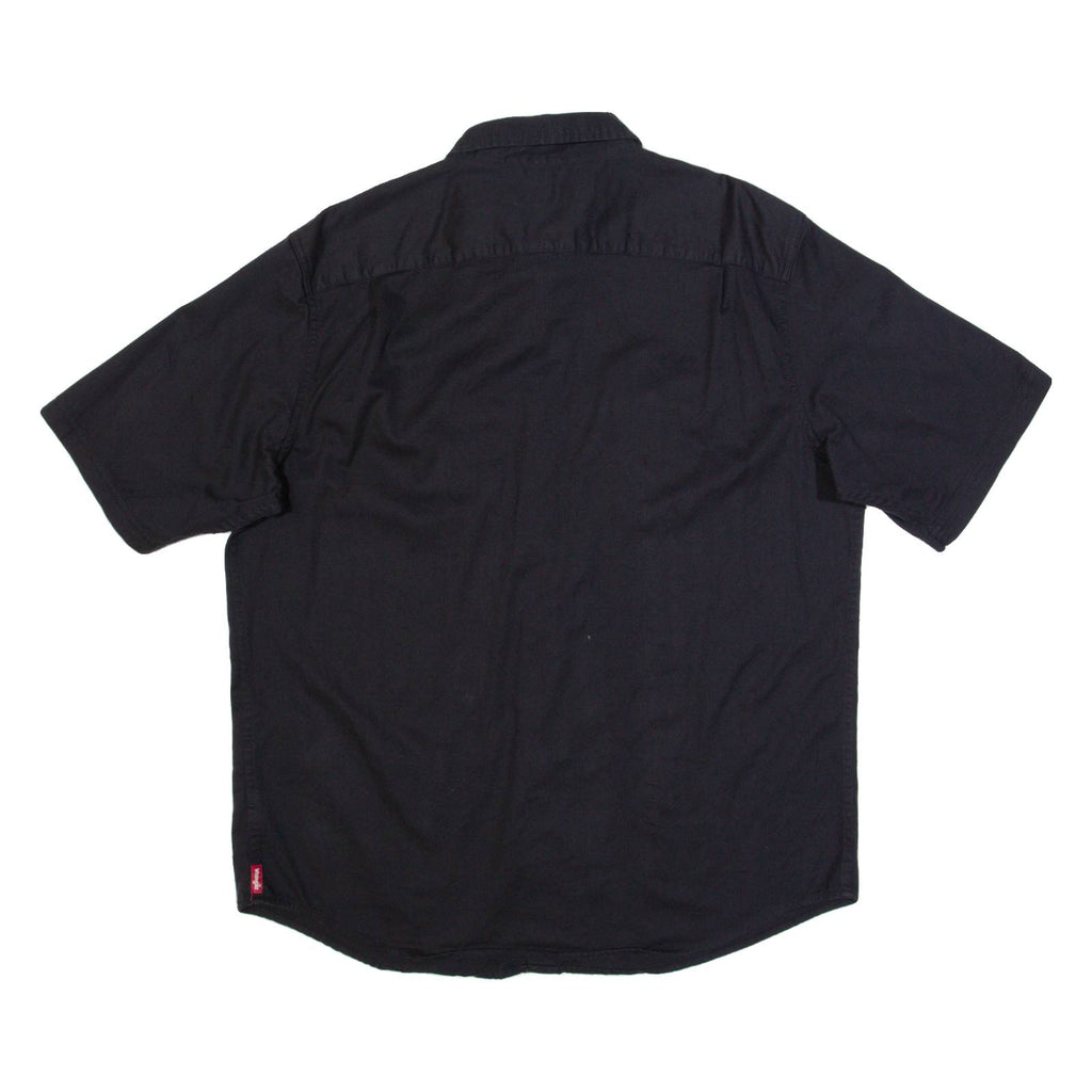 WRANGLER Mens Plain Shirt Black L