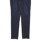 LEVI'S Womens Slim Blue Denim Jeans W29 L32 Zip Pocket Stitch Detail