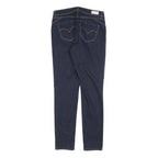 LEVI'S Womens Slim Blue Denim Jeans W29 L32 Zip Pocket Stitch Detail