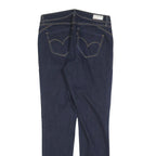 LEVI'S Womens Slim Blue Denim Jeans W29 L32 Zip Pocket Stitch Detail