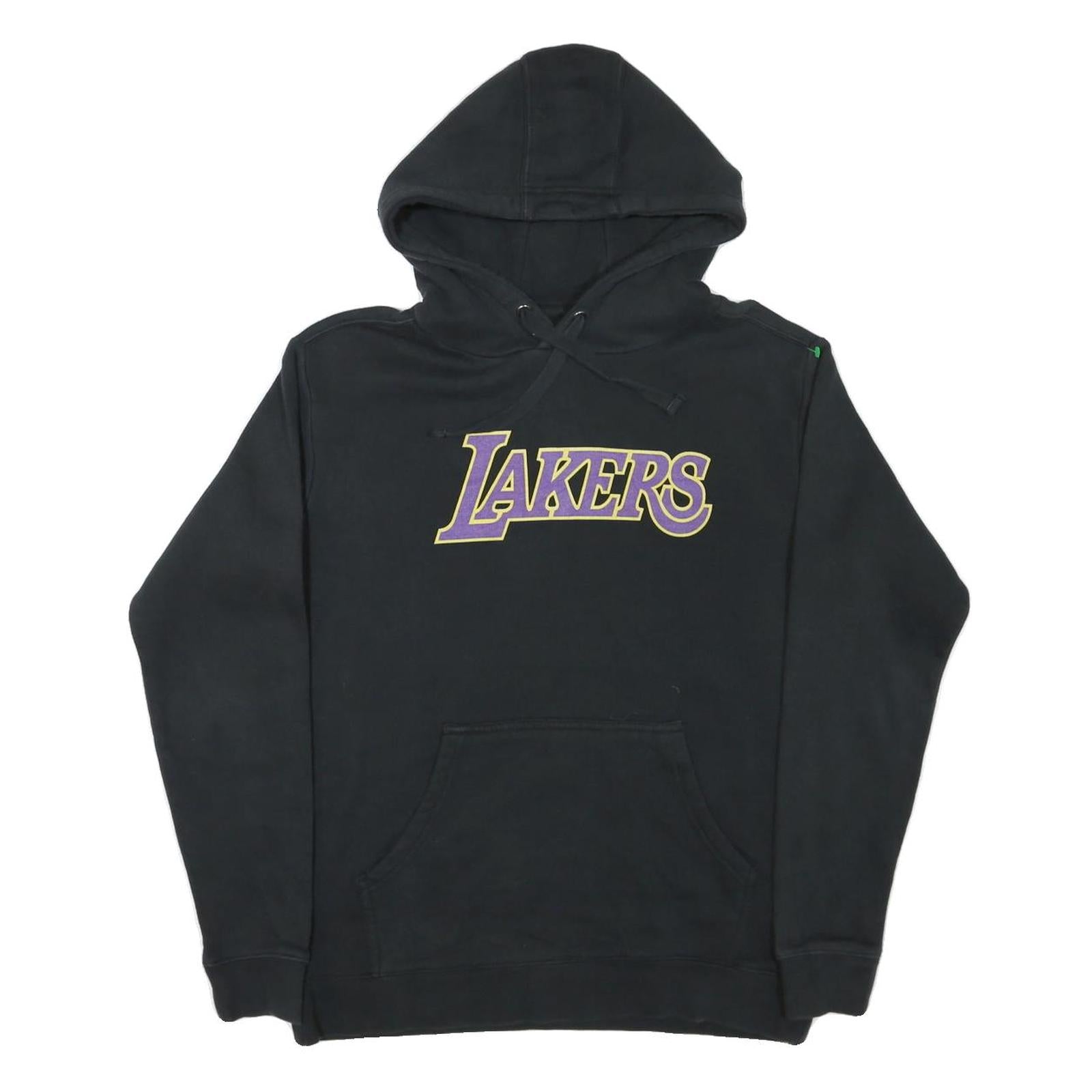 FANATICS Mens Black Lakers James 23 Hoodie M Basketball Cotton Blend