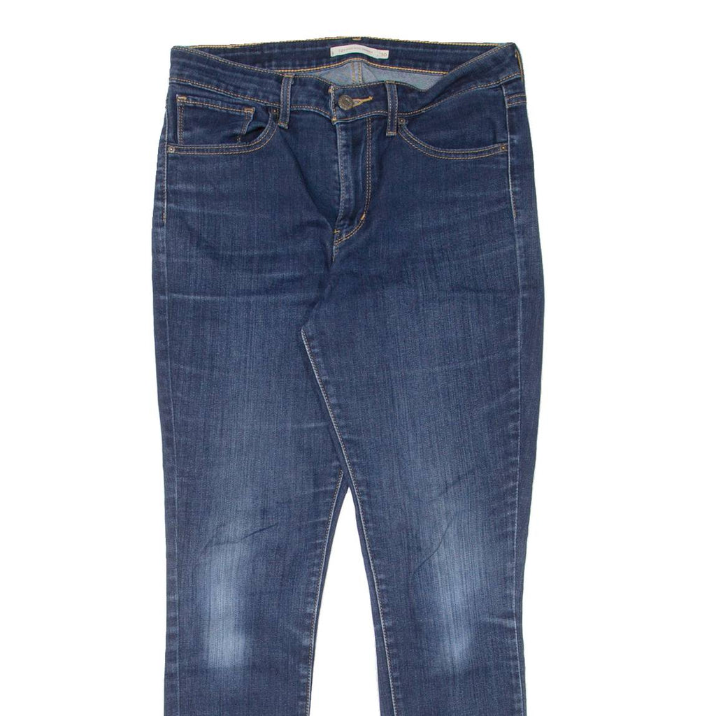 LEVI'S 721 Womens Jeans Blue Slim Skinny Stone Wash W30 L30