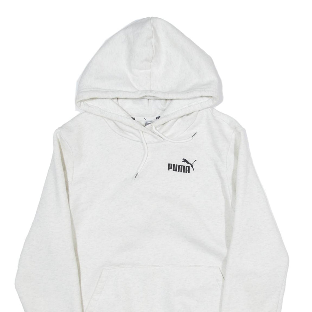 PUMA Womens White Hoodie S