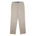 NAUTICA Mens Cotton Beige Regular Fit Straight Trousers W29 L32 Casual Chinos