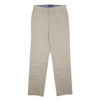 NAUTICA Mens Cotton Beige Regular Fit Straight Trousers W29 L32 Casual Chinos