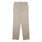 NAUTICA Mens Cotton Beige Regular Fit Straight Trousers W29 L32 Casual Chinos