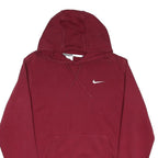NIKE Mens Maroon Hoodie S Casual Cotton Blend Pullover Sweatshirt