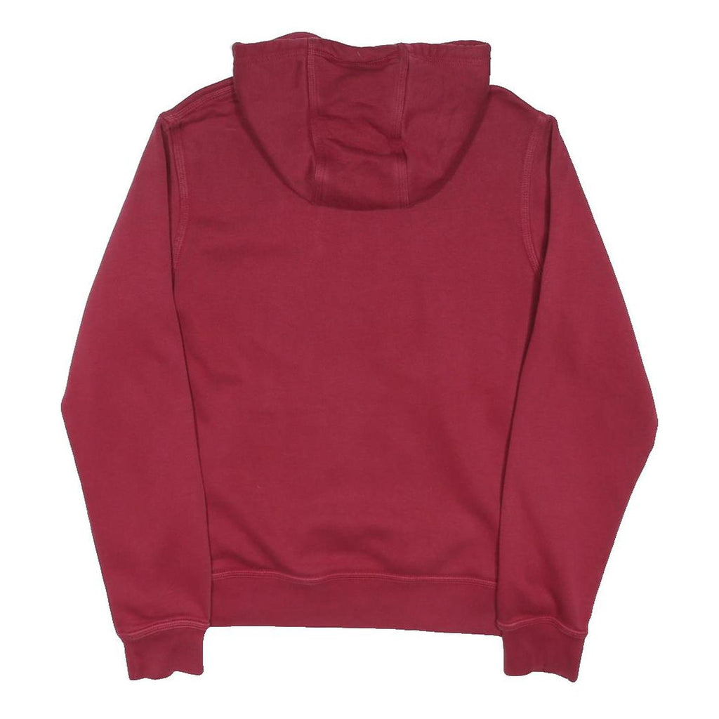 NIKE Mens Maroon Hoodie S Casual Cotton Blend Pullover Sweatshirt
