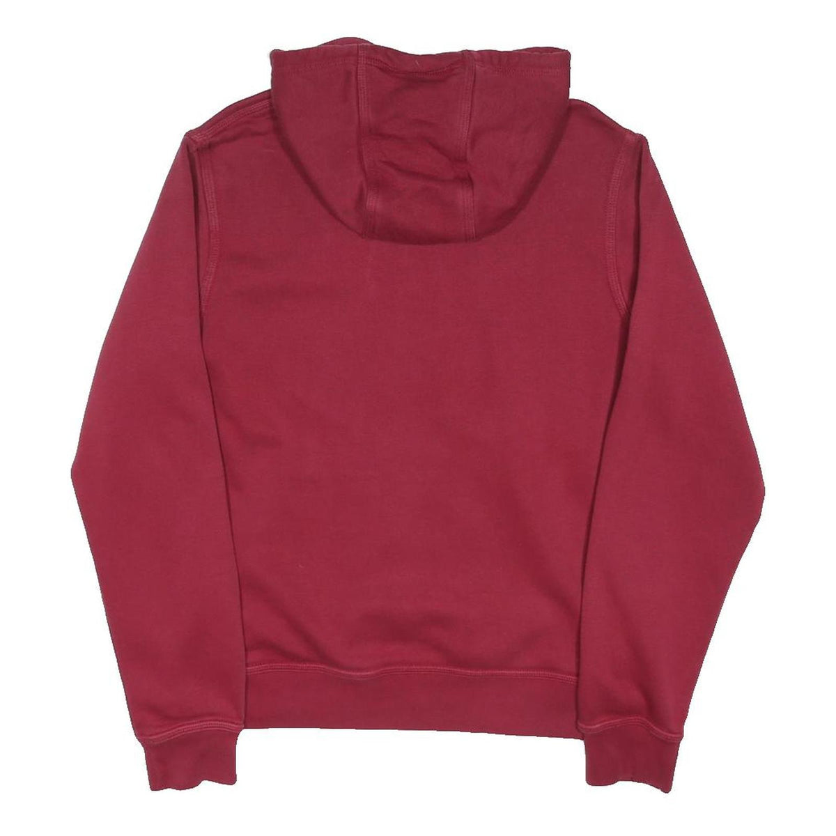 NIKE Mens Maroon Hoodie S Casual Cotton Blend Pullover Sweatshirt