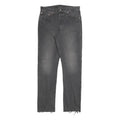 LEVI'S 501 Mens Jeans Black Regular Straight Denim Light W31 L32 Button