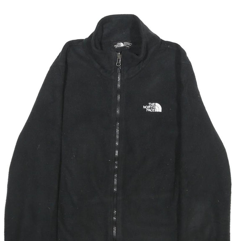 THE NORTH FACE Womens Black Fleece Jacket M Polyester Zip Sports Outdoor Casual