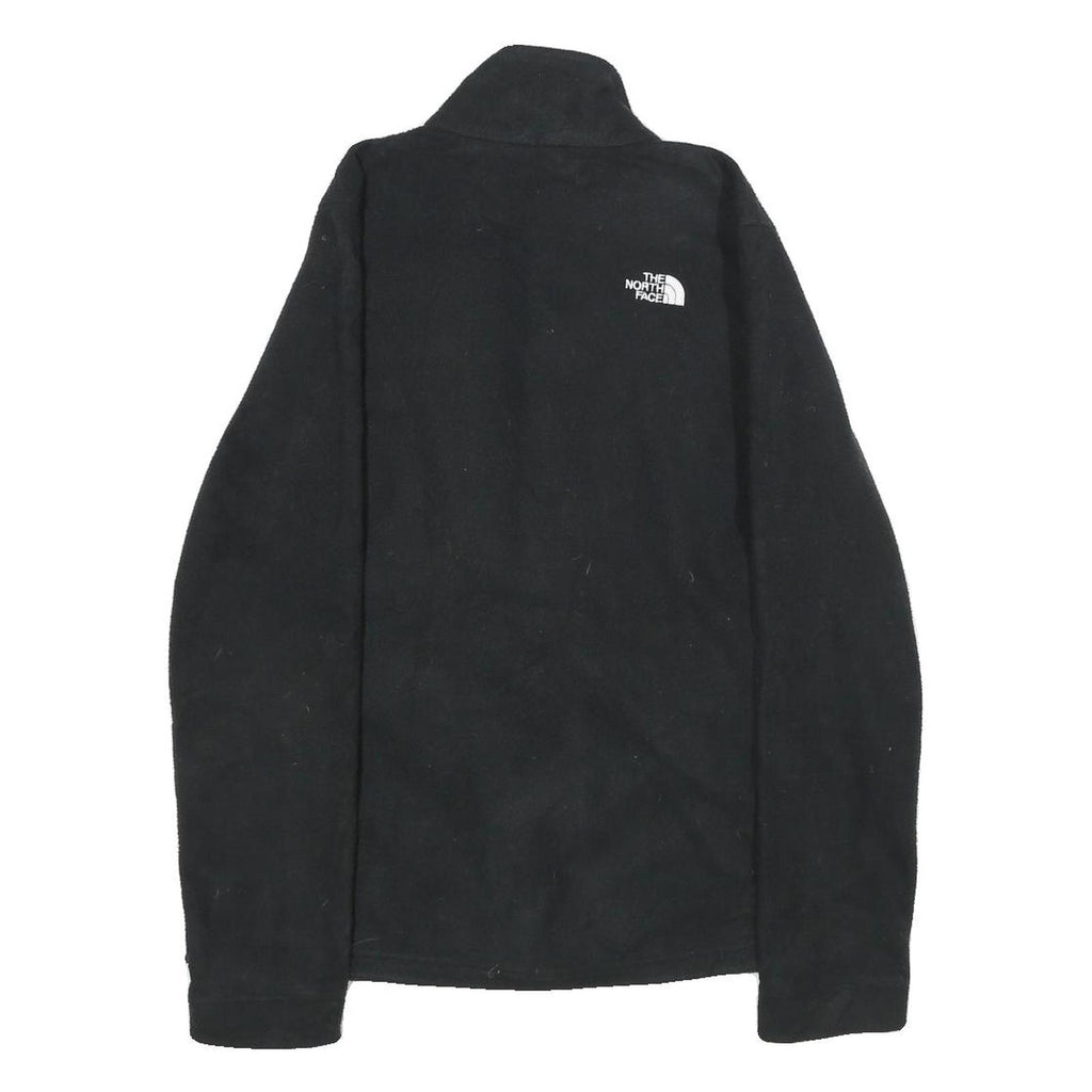 THE NORTH FACE Womens Black Fleece Jacket M Polyester Zip Sports Outdoor Casual