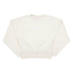 KARL KANI Oversized Cropped Womens Sweatshirt Beige S