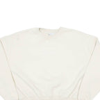 KARL KANI Oversized Cropped Womens Sweatshirt Beige S