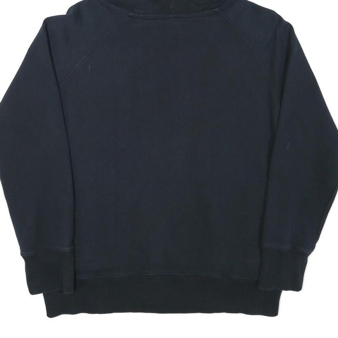 DISNEY Womens Black Mickey Mouse Graphic Pullover Hoodie M Cotton Blend