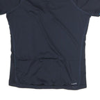 REEBOK Mens Blue & Black Graphic T-Shirt L Short Sleeve Crew Neck Sports