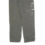 DICKIES Mens Regular Fit Jeans Grey Cotton Blend W36 L34 Workwear Utility Zip