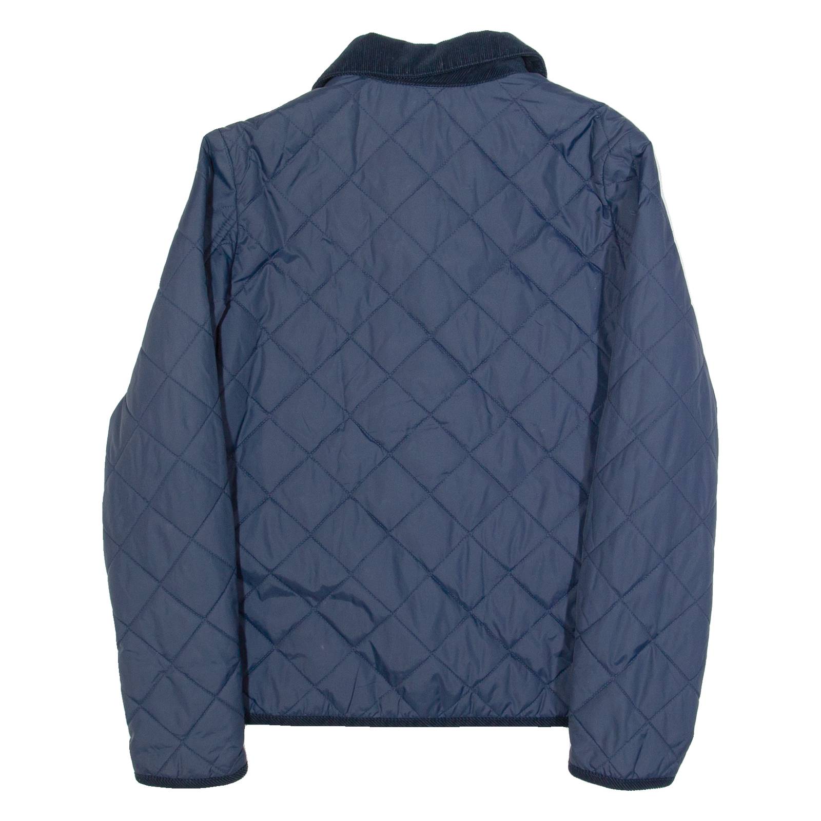 JACK WILLS Womens Quilted Jacket Blue UK 8