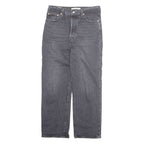 LEVI'S Womens Jeans Black Regular Straight W29 L27