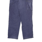 CARHARTT Mens Cotton Blend Blue Workwear Regular Fit Straight Trousers W36 L34
