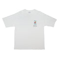 CHAMPION Mens White Welcome Weekend Graphic T-Shirt L Short Sleeve Crew Neck