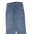 CALVIN KLEIN JEANS Womens Regular Fit Straight Blue Denim Jeans W28 L29 Classic