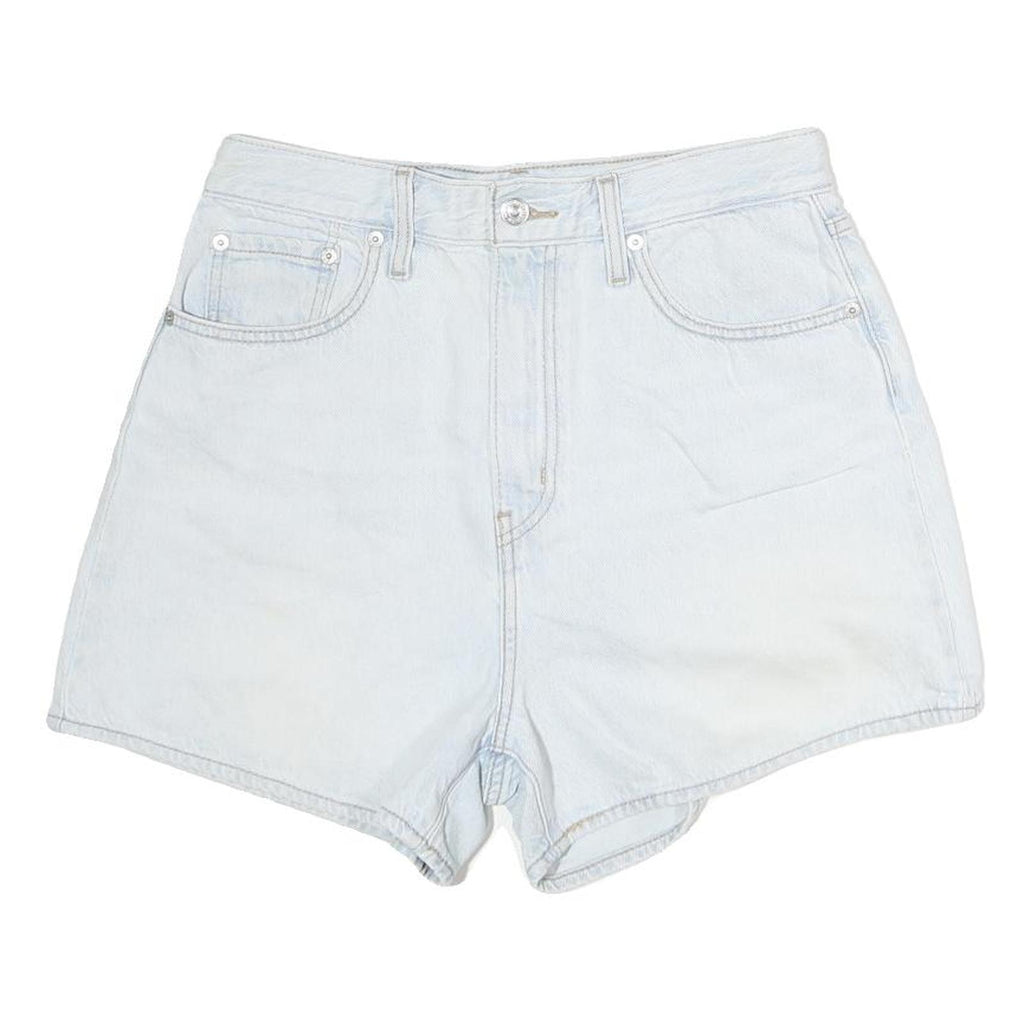 LEVI'S Mens Denim Light Blue Casual Shorts L W30 Classic Fit Cotton
