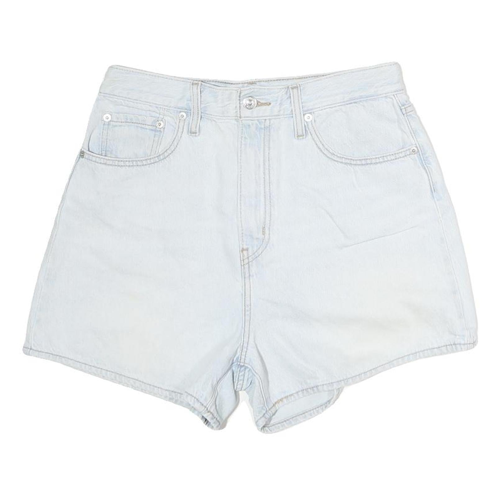 LEVI'S Mens Denim Light Blue Casual Shorts L W30 Classic Fit Cotton